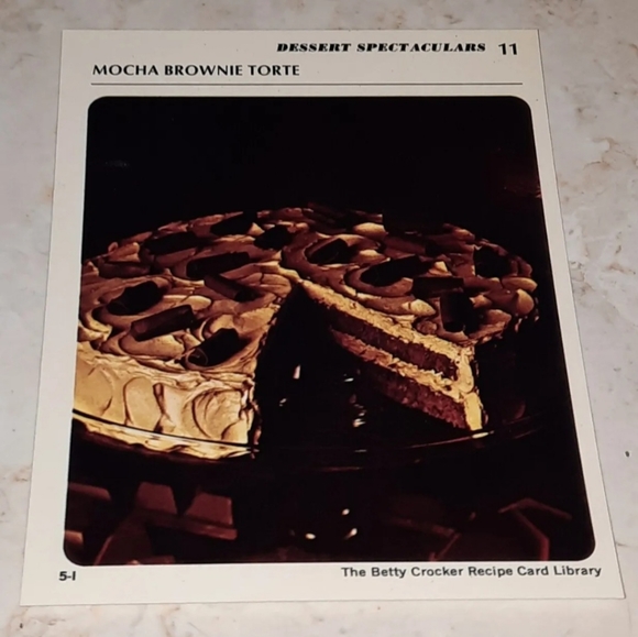 The Betty Crocker Recipe Card Library REPLACEMENT CARD DESSERT SPECTACULARS - Picture 1 of 1